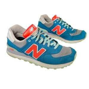New Balance Womens 574 WL574WHB Blue Casual Shoes Sneakers size 9.5